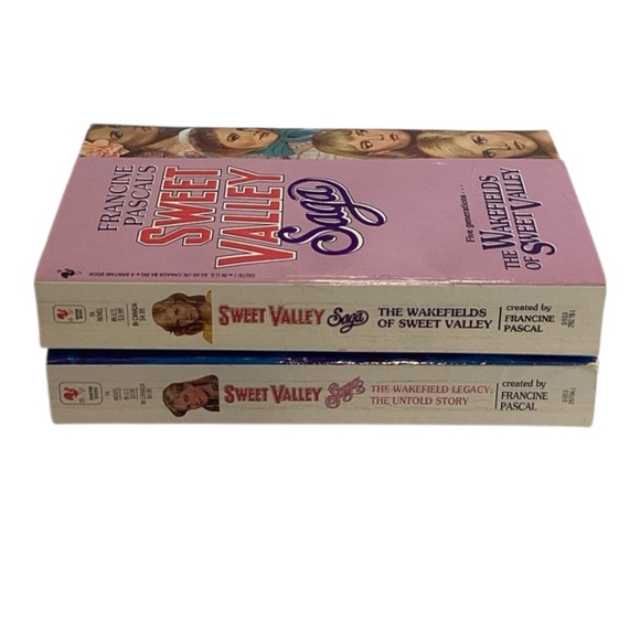 👠 Sweet Valley Saga Book Bundle of 2 - Picture 1 of 4
